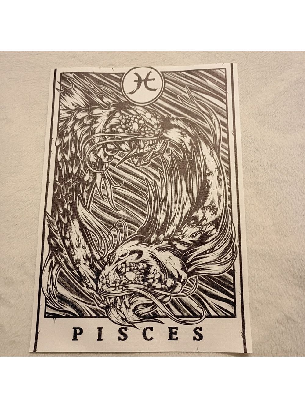 2/$10 Pisces Zodiac Canvas Art Print